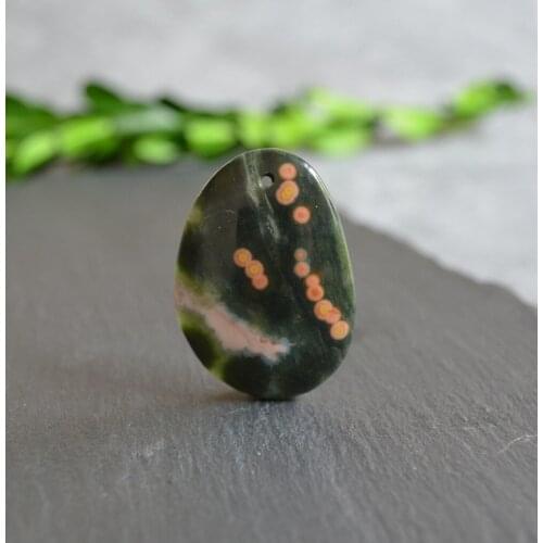 Nature ocean jaspers pendant 007