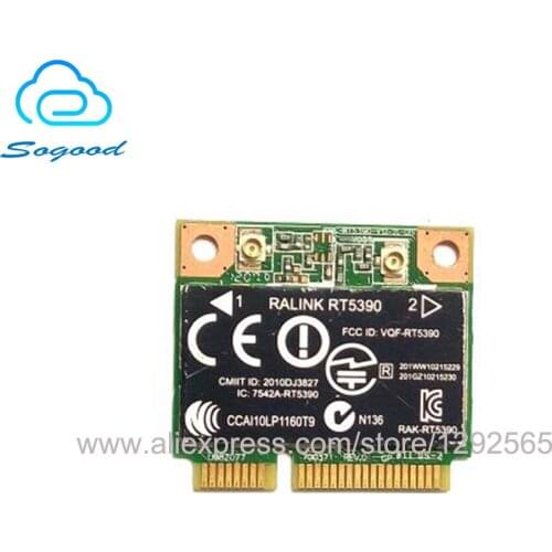 RaLink RT5390 Half Mini PCIe 2.4G 802.11n 150Mbps Mini PCI-E Wlan Wireless Card SPS 630703-001 for HP G4 G6 G7 4230S 4330S 4530S