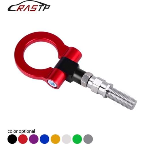 RASTP-Aluminum Towing Hook Ring Kit Universal Tow Hook Eye Towing Colorful For Most BYD RS-TH008-10