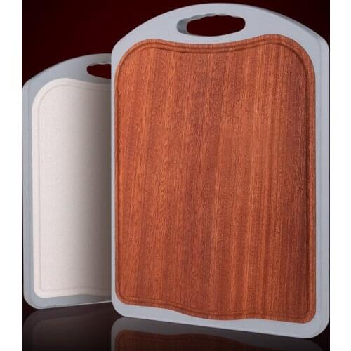 Parsley board Two-sided solid wood chopping board for domestic kitchen ebony cutting board