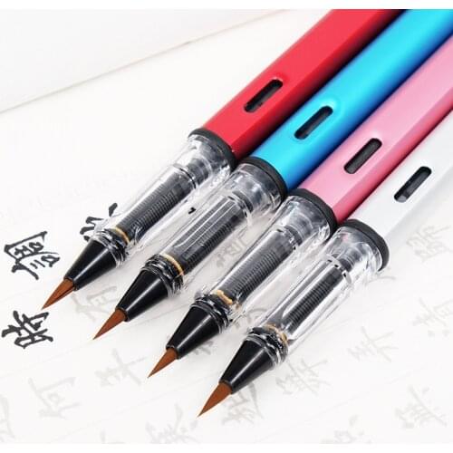 1pcs Soft Pen Pen Brush Portable Soft head Tap Pen Signature Copying Miaohong Calligraphy Pen Ink Soft Brush
