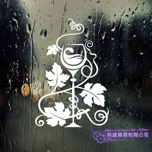 Wine Sticker Bar Restaurant Decal Poster Vinyl Art Wall Decals Pegatina Quadro Parede Decor Mural Wine Sticker Wall Decal