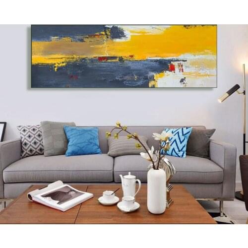 Vintage Abstract Colorful Oil Prints Canvas Painting Posters Wall Art Pictures for Living Room Home Bedroom Decor