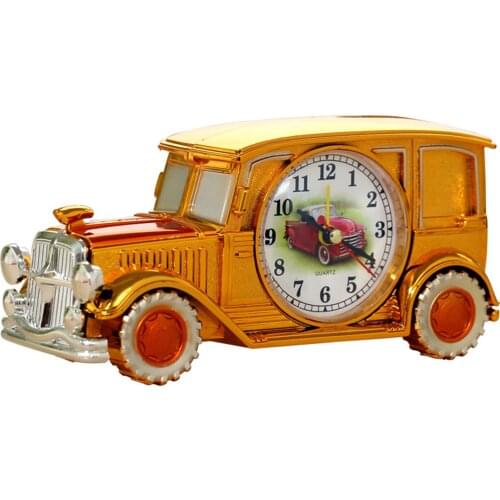 Vintage Clock Childrens Toys Quartz Clocks Retro Style ABS Powered By AA Batteries Present For Kids And Friends Home Decoration