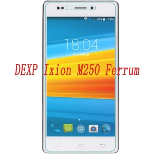 Smartphone Tempered Glass for DEXP Ixion M250 Ferrum 9H Explosion-proof Protective Film Screen Protector cover phone