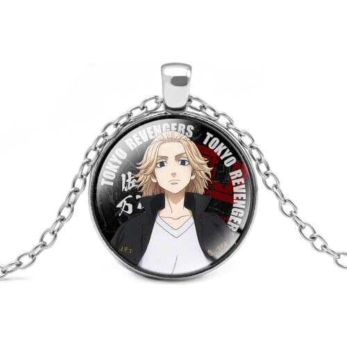 18 Styles Anime Tokyo Revengers Necklace Sano Manjiro Ryuguji Ken Baji Keisuke Draken Necklace Manji Gang Cosplay Props for Kids