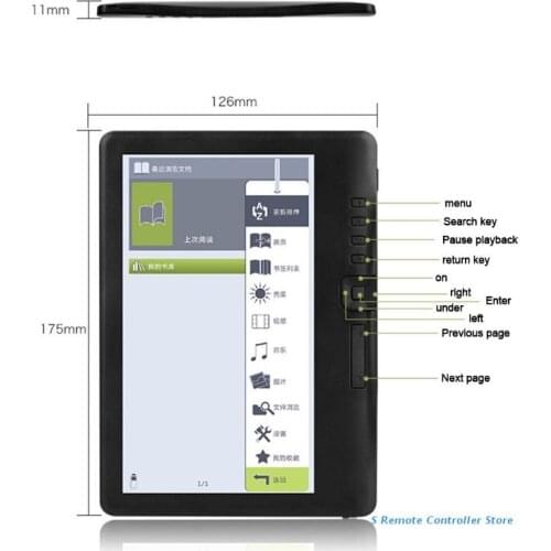 BX0E LCD Screen Display E-Book Reader Small Props with Large Capacity Happy Reader