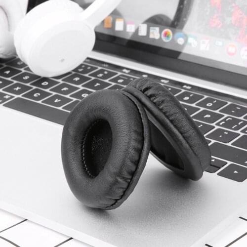 1 Pair 65mm Foam Sponge Earmuff Earpads for ATH-SJ1 ATH-200AV Headphones