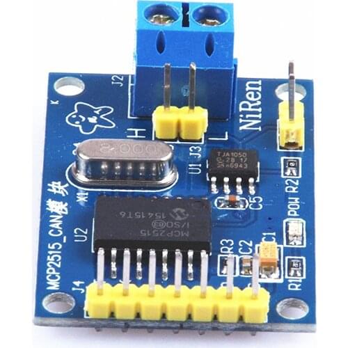 1pc MCP2515 CAN Bus Module TJA1050 Receiver SPI for /51 MCU /ARM Controller, Development Board