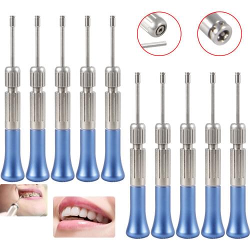 10*Dental Orthodontic Matching Tool screwdriver Micro Screw Driver for Implants