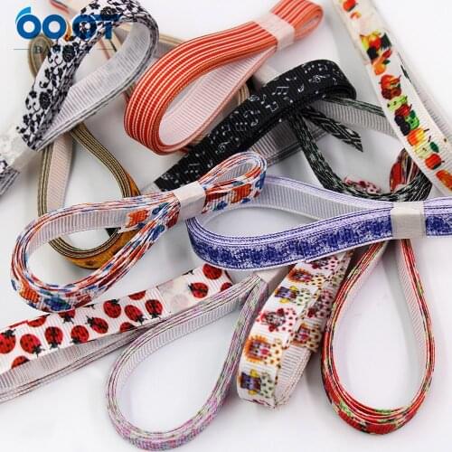 10 Style Grosgrain Ribbon Mix 3/8"(10MM) 10Yards Cartoon Printed Festival Party Material Gift Wrap DIY Handmade 201228-1