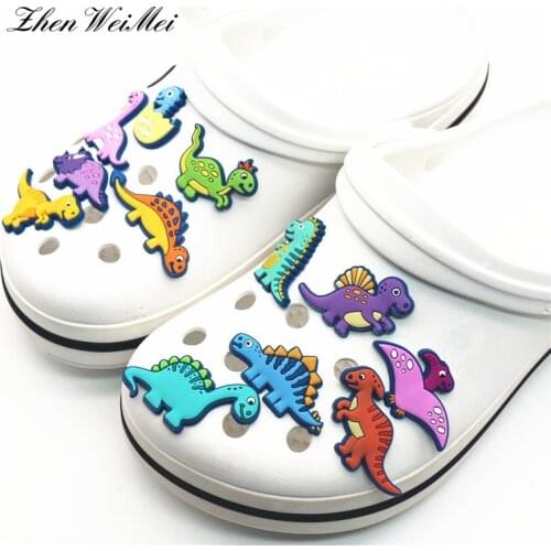 Shoe Accessories Apparel Bag Shoe Charms Novelty Cute Dinosaurs Shoe Accessories Buckle Decoration Jibz Kid S Party X Mas Gift