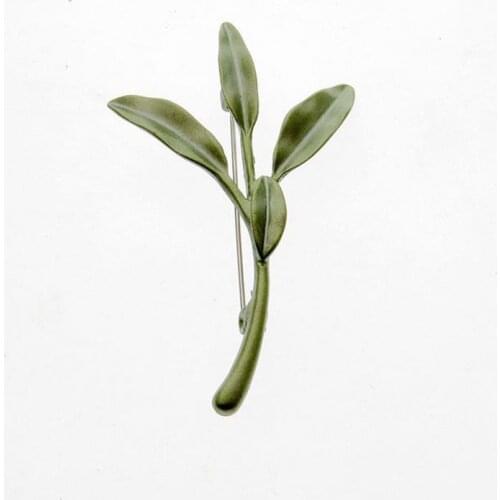 Korea Vintage jewelry speed sell tong female green paint simple atmospheric sage brooch brooches chain.scarves buckle