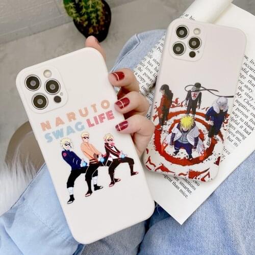 NARUTO Uzumaki Naruto Phone Case for Iphone 7 8p 12 Iphone XR X Cell Phone Case Fashion Anti-fall Men Women Unisex Birthday Gift