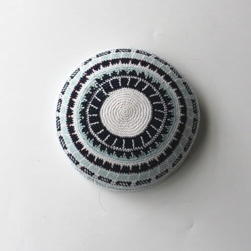 Jewish Skullcap Kippa Crocheted Kipot Beanie Religious Kipa 18cm