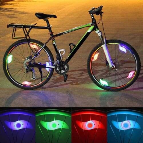Hot Sale Bicycle Wire Light Willow Leaf S-shaped Hot Wheel Mountain Bike Warning Light Cycling Equipment Accessories N66