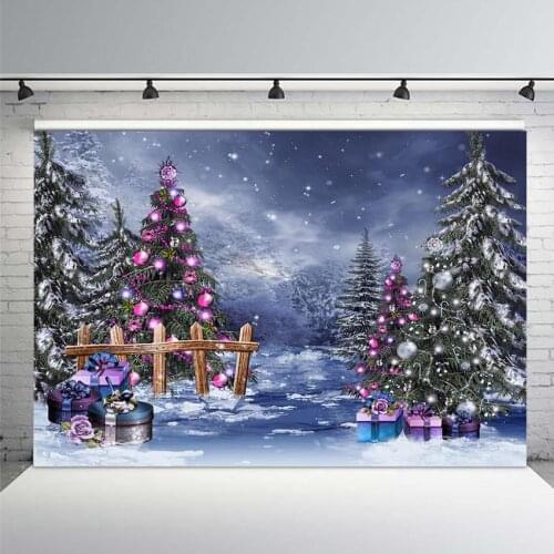 Mehofoto Christmas Tree Sofa Bokeh Pillow Home Decor Photography Backgrounds Customized Photographic Backdrop for Photo Studio