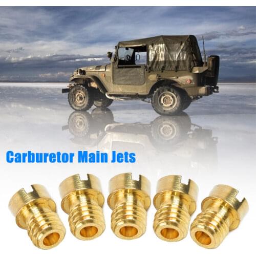 10pcs/Set Main Jets for Mikuni Carburetor VM22 VM24 VM26 125cc 150cc 200cc 250cc engine Carburetor Main Jets