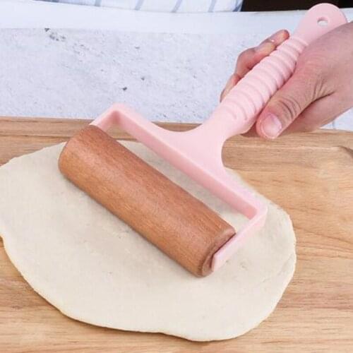 Kitchen Baking Rolling Pin Manual Pastry Tool Multi-purpose Easy To Clean Wooden Non-stick Rolling Pin Kitchen Baking Tool