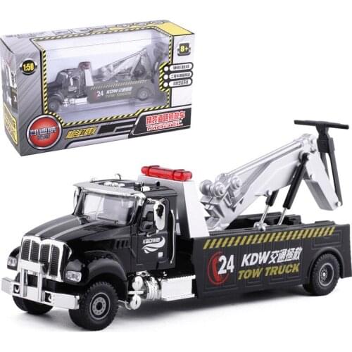 High simulation alloy car model,1:50 scale alloy Engineering vehicles,Road traffic rescue vehicle trailertoys,free shipping