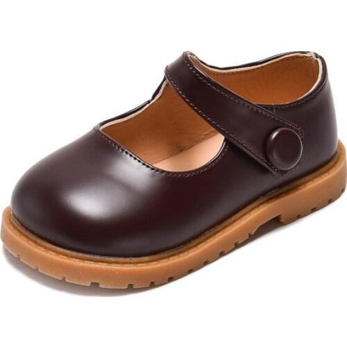 CMSOLO Soft Leather Shoes Bottom Baby Toddlers Princess Girls Shoes New Spring Autumn Classic Kids Leather Shoes Children Shoes