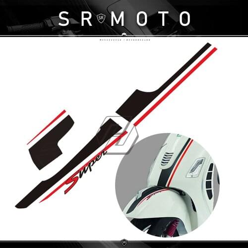 Motorcycle Decals Kit Case for Vespa Sport Stickers GTS 250 / 300 / Super / GTV 250 / 300