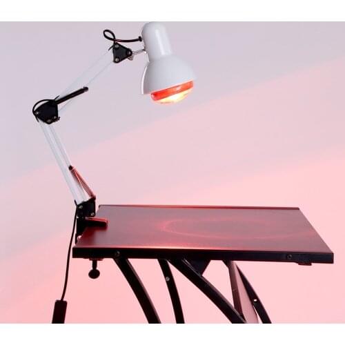 Desktop Electric Infrared Light Heating Therapy Lamp 100W Adjustable Tattoo Health Care Body Muscle Pain Relief Treatment Device