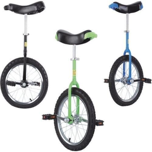 Yonntech 16" Unicycle Cycling Scooter Circus Bike Youth Adult Balance Exercise Single wheel Bicycle