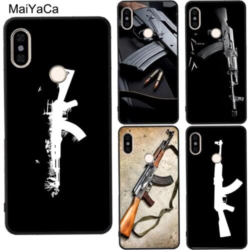 AK47 Handgun Gun BUllets For Redmi Note 8 T 9 Pro 7 9S 9A 9C For Mi 10 Ultra Note 10 Lite Case For POCO X3 F2 Pro