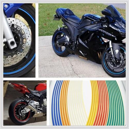 Strips Motorcycle Wheel Sticker Reflective Decals Rim Tape Bike Car Styling For Ducati 939 SP ST4 S ABS 848 EVO 916SPS