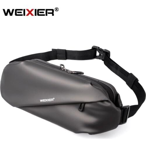 Mens Casual Fanny Pack Banane Sac Chest Bag Waist Bag Male Purse Belt Bag Sports Phone Holder Bags