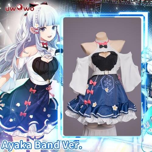 1 Deposit= $5 Coupon UWOWO Game Genshin Impact Fanart Maid Ver Xiangling Maid Cosplay Costume