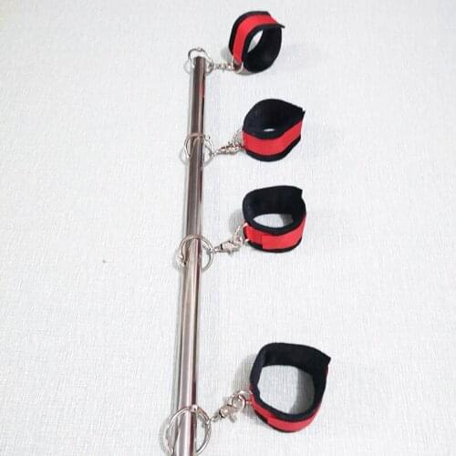 Adult supplies hand rubbing ankle telescopic binding frame stainless steel Easy to carry and detachable telescopic length 60 cm