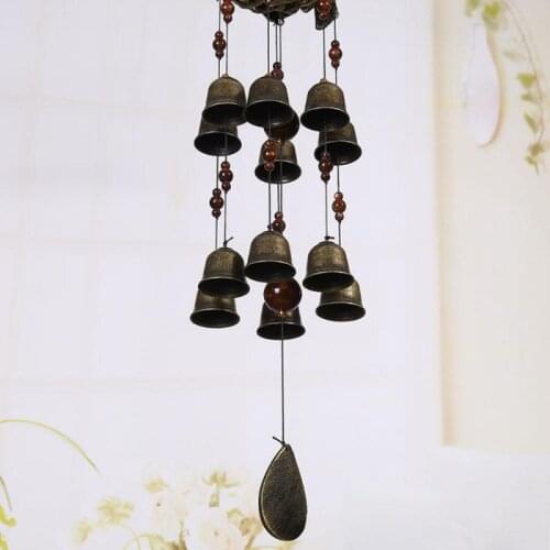 Bird Nest Wind Chime Bells Yard Garden Ornament Living Wall Hanging Craft Gift Wind Chimes For Outdoor Bedroom Home Decoration