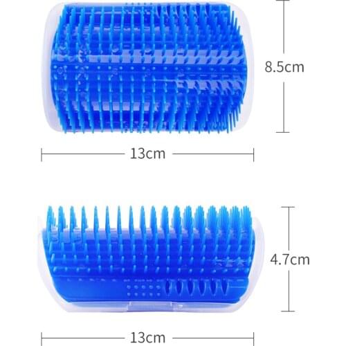 Cat Massage Comb Pet Self Grooming Hair Brush with Catnip Deshedding Tools Environmental Friendly Plastic Cat Removal Supplies