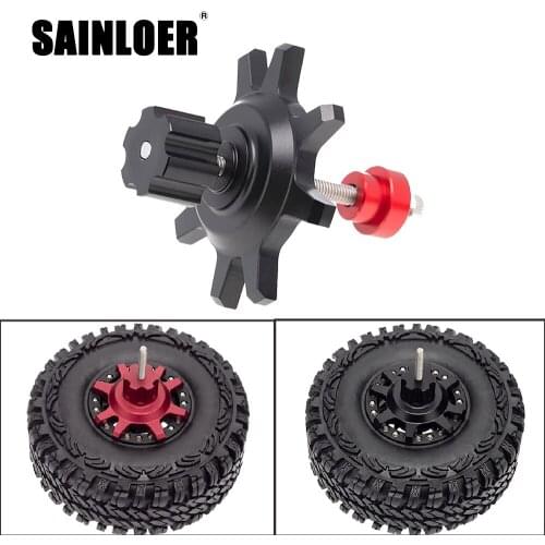 SAINLOER Metallic tire assembly/disassembly aid tool for 1/10 RC Crawler Car 1.9Inch /2.2 Inch Beadlock Wheel