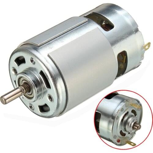775 DC 12V-36V 3500-9000RPM Motor Ball Bearing Large Torque High Power Low Noise DC Motor Accessories Electrical Supply