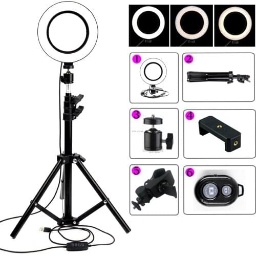 LED Ring Light Annular Ring Lamps for Video Youtube Photo Ringlight Make-up Light Camera Photo Studio Photography selfie light