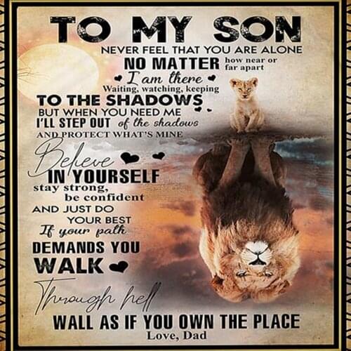 Custom Express Love Blankets TO My Son Fleece Double Thicken Warm Blanket 3D Printed Blanket on Bed Sherpa Home Textiles Blanket