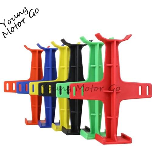 Universal Motorcycle Fork Support Brace Guard Protect Protector Plastic Dirt Bike Transportation Saver Brace Honda Yamaha