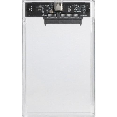 USB 3.1 Type-C Hard Drive Box 2.5 inch SATA HDD SSD External Case for Laptop PC HD Enclosure Super Speed Windows