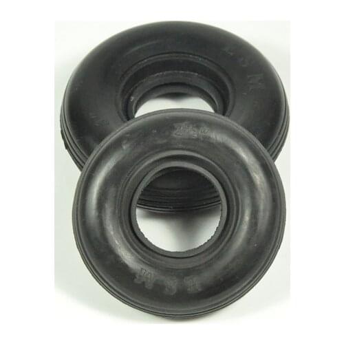 1 Pair Of RC Airplane Rubber Wheel Replacement Tire 1.75 " / 2.5"/ 3"/ 3.5"/ 4"/4.5"