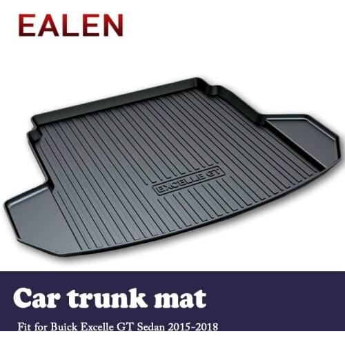 EALEN For Buick Excelle GT Sedan 2015 2016 2017 2018 Styling Boot Liner Anti-slip mat Accessories 1Set Car Cargo rear trunk mat