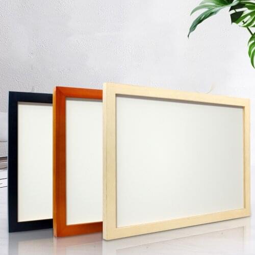 38×26CM Solid Wood Photo Frame Thickened 8K DIY Wall Puzzle Toy Photos Simple Mounting Frame Painting Foreign Trade Wholesale