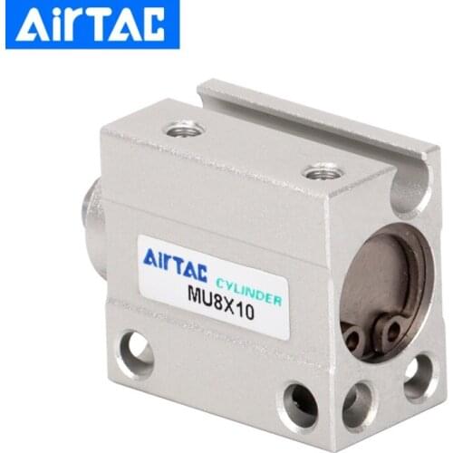 AirTac Free Installation Fixed Cylinder MU Series 10 Bore Size MU10X4X6X8X10X15X20X25X30 Air Cylinder