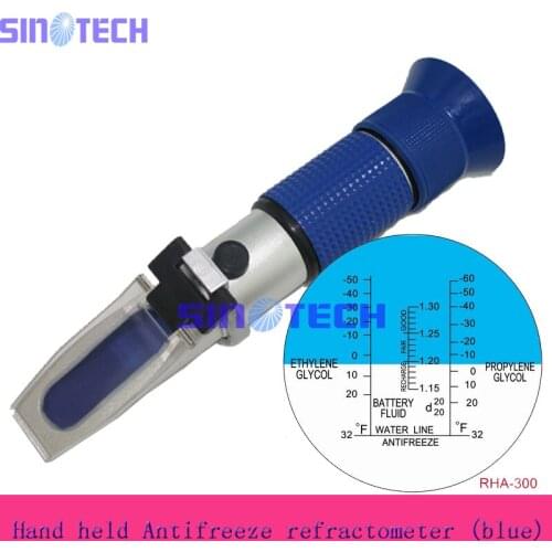 Free shipping CE Hand-held Antifreeze Battery liquid coolant Refractometer RHA-300ATC