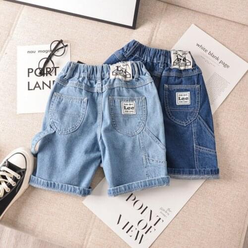Boys Pants Fashion New Childrens Denim Pants Spring Summer Baby Boys and Girls Denim Wide Leg Pants Kids Casual Jeans