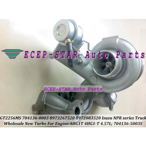 GT2256MS 704136 704136-0001 704136-0002 8972083521 8971784860 Turbo For ISUZU NPR Light Truck 2003- 4HG1T 4HG1 T 4.57L D 89kw