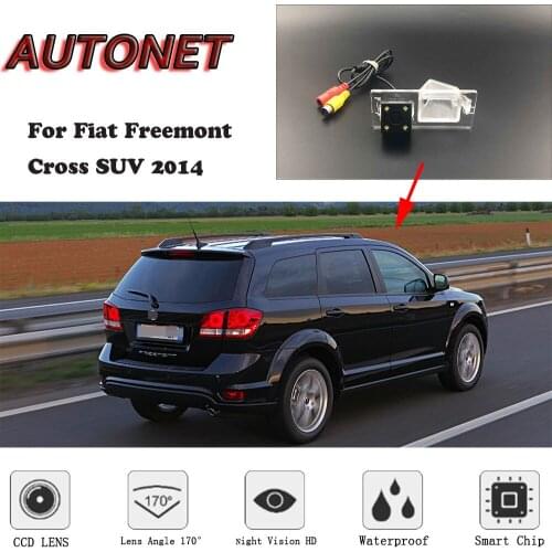 AUTONET Rear View camera For Fiat Freemont Cross SUV 2014/CCD/HD Night Vision Backup camera/license plate camera