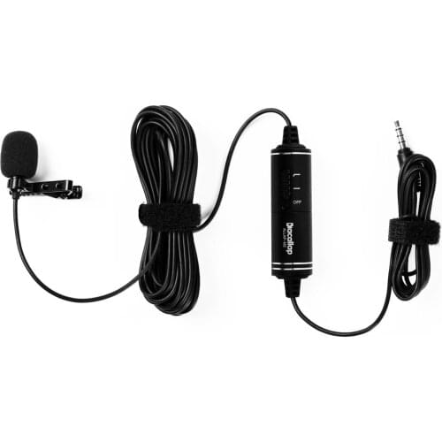 KACALLAP ALLAP-M2&M1 Omni-directional Condenser Lavalier Microphone with Foam Windscreen for iPhone Huawei Xiaomi Smartphone